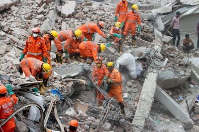 Vụ sập tòa nhà 5 tầng ở New Delhi, 4 người thiệt mạng, 9 người bị thương