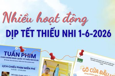 [Infographic] Nhiều hoạt động dịp Tết Thiếu nhi 1/6