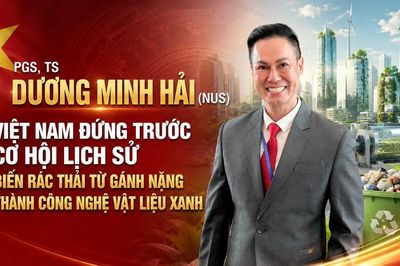 PGS, TS Dương Minh Hải (NUS): Việt Nam đứng trước cơ hội lịch sử biến rác thải từ gánh nặng thành công nghệ vật liệu xanh