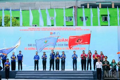 [Ảnh] Lễ ra quân các chương trình, chiến dịch tình nguyện Hè 2026