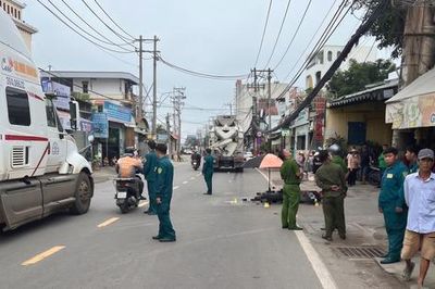 Một phụ nữ tử vong tại chỗ sau va chạm với xe bồn