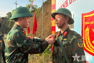 Thái Nguyên: Chiến sĩ mới trưởng thành sau '3 tiếng nổ'