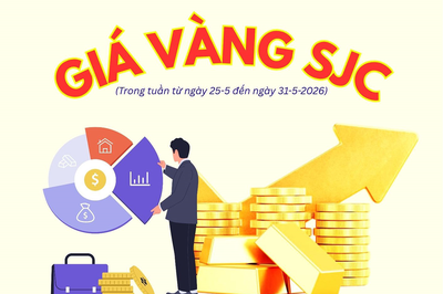 Biến động giá vàng SJC tuần qua
