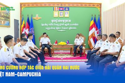 Tăng cường hợp tác giữa hải quân hai nước Việt Nam-Campuchia