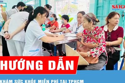 TPHCM công bố hướng dẫn khám sức khỏe miễn phí cho người dân