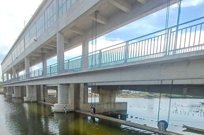 Đập ngăn mặn ở Gia Lai xuất hiện vị trí lún vượt thiết kế