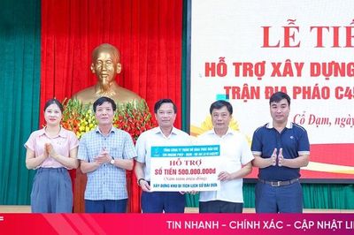 Xã Cổ Đạm tiếp nhận hơn 1 tỷ đồng xây dựng di tích và hỗ trợ an sinh