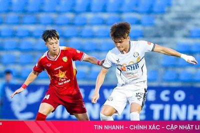 Hồng Lĩnh Hà Tĩnh hòa không bàn thắng trước SHB Đà Nẵng