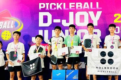 Tay vợt Đà Nẵng giành 3 huy chương chặng 3 Giải Pickleball D-Joy Junior Tour 2026