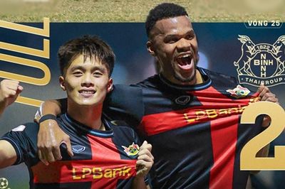 HLV Chu Đình Nghiêm ra mắt ấn tượng, Ninh Bình thắng Thanh Hóa 2-0 để chiếm vị trí thứ 3