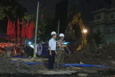 Tăng tốc thi công dự án chống úng ngập cục bộ