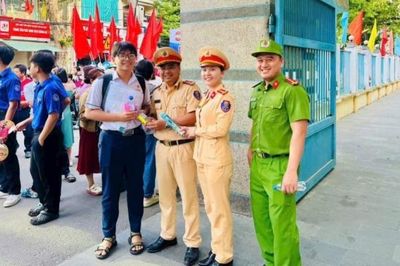 Quảng Ngãi: CSGT tăng cường bảo đảm giao thông phục vụ kỳ thi tuyển sinh lớp 10