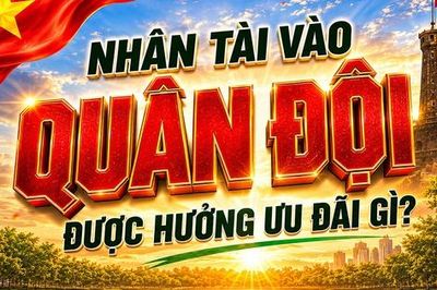 Nhân tài vào quân đội được hưởng ưu đãi gì?