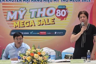 40 doanh nghiệp tham gia 'Mỹ Tho Mega Sale', giảm giá đến 80%