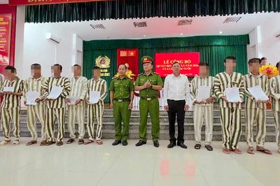 108 phạm nhân tại Trại giam Kênh 7 được đặc xá