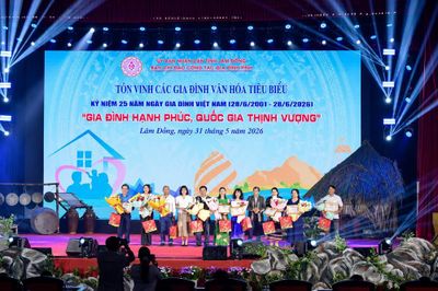 Lâm Đồng: Tuyên dương các gia đình văn hóa tiêu biểu