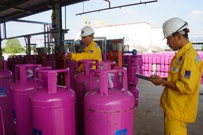 Tăng 5.000 đồng/bình 12kg, giá gas tiếp tục giữ mức cao kỷ lục