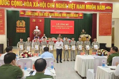 Công bố quyết định đặc xá năm 2026 tại Trại giam A2, Khánh Hòa