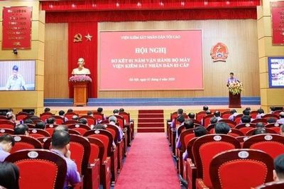 Sơ kết một năm vận hành bộ máy Viện Kiểm sát nhân dân 3 cấp