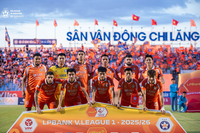 Lịch thi đấu vòng 26 V-League 2025-2026: Quyết định tấm vé xuống hạng