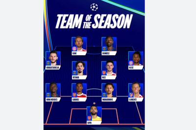 PSG áp đảo đội hình tiêu biểu Champions League