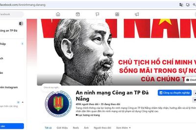 Fanpage Phòng An ninh mạng Công an TP Đà Nẵng: Lá chắn số từ những cú click chuột