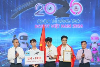Đội tuyển trường ĐH Lạc Hồng vô địch 'Robocon Vietnam 2026', giành vé dự trận đấu quốc tế