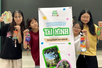 Workshop thủ công tái chế 'Tái Xinh': Lan tỏa thông điệp sống xanh tới giới trẻ