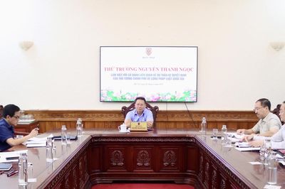 Xây dựng Cổng Pháp luật quốc gia thành địa chỉ pháp lý tin cậy của người dân, doanh nghiệp