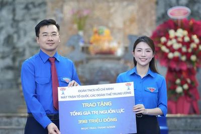 Chiến dịch Thanh niên tình nguyện hè 2026 tại Thanh Hóa được trao nguồn lực gần 400 triệu đồng