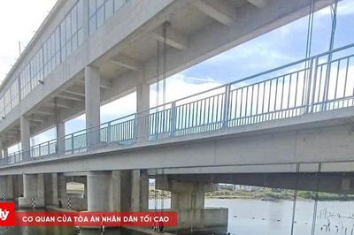 Đập ngăn mặn 80 tỷ đồng ở Gia Lai bàn giao chưa đầy 1 năm đã bị lún