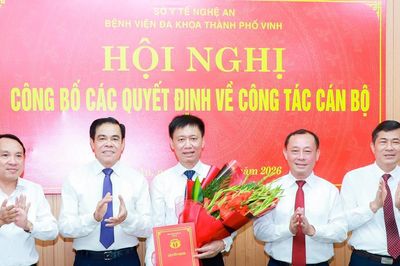 Bệnh viện Đa khoa thành phố Vinh có tân Giám đốc