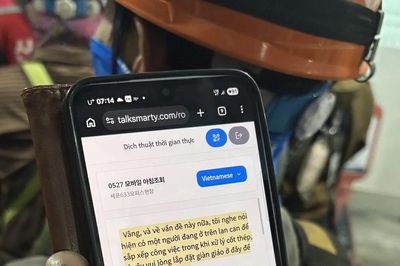 AI hỗ trợ phiên dịch cho lao động nước ngoài tại công trường