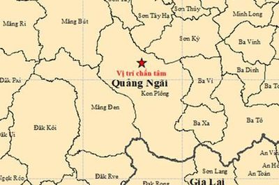 Động đất tiếp tục rung chuyển ở 'điểm nóng' Kon Plông, Quảng Ngãi