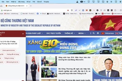 Chatbot giải đáp xăng E10 được tích hợp trên Cổng Bộ Công Thương
