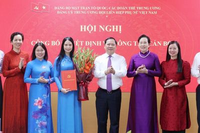 Đồng chí Trần Lan Phương giữ chức Phó Bí thư Thường trực Đảng ủy Trung ương Hội LHPN Việt Nam