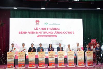 Hà Nội: Khai trương cơ sở 2 Bệnh viện Nhi Trung ương có quy mô 300 giường bệnh