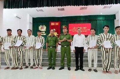 108 phạm nhân Trại giam Kênh 7 được đặc xá