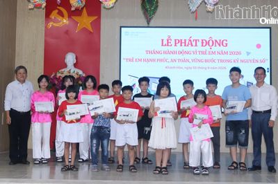 Làng Trẻ em SOS Nha Trang phát động Tháng hành động vì trẻ em năm 2026