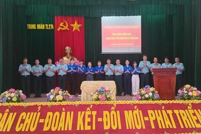 Đoàn cơ sở Trung đoàn 274 phát động Chiến dịch Thanh niên tình nguyện hè năm 2026