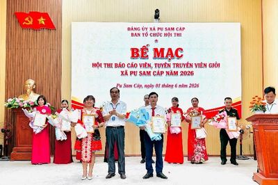 Xã Pu Sam Cáp: 10 thí sinh tham gia hội thi báo cáo viên, tuyên truyền viên giỏi năm 2026