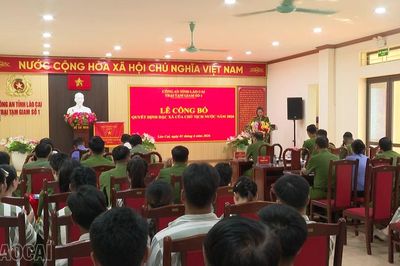 Trại Tạm giam số 1 Công an tỉnh Lào Cai công bố Quyết định đặc xá năm 2026 của Chủ tịch nước
