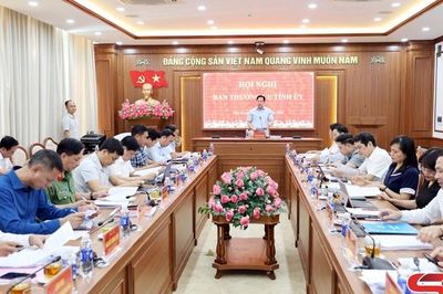 Ban Thường vụ Tỉnh ủy xem xét, quyết định một số nội dung theo thẩm quyền