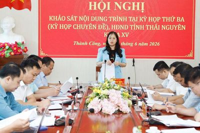 Ban Dân tộc HĐND tỉnh Thái Nguyên khảo sát tại xã Thành Công và Tân Cương