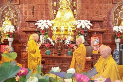 Chư Tăng Ni liên phường Tân Sơn Hòa, Tân Sơn Nhất, Tân Hòa, Bảy Hiền, Tân Bình, Tân Sơn tác pháp thọ an cư