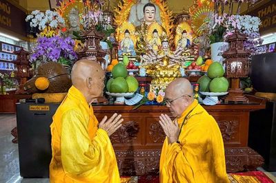 Chư Tăng phường Trung Mỹ Tây, An Phú Đông, Tân Thới Hiệp, Thới An, Đông Hưng Thuận tác pháp An cư kiết hạ