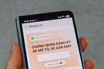 Từ ngày 8/6, dữ liệu đăng ký xe sẽ tích hợp trên VNeID và VNeTraffic