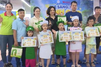 Sân chơi sáng tạo giúp thiếu nhi hiểu ý nghĩa hạt gạo Việt nam