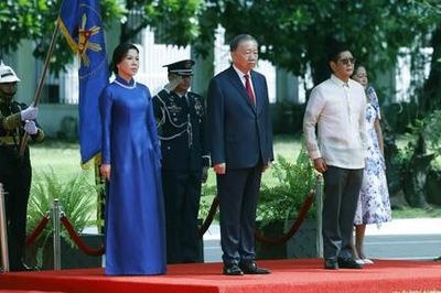 Lễ đón trọng thể Tổng Bí thư, Chủ tịch nước Tô Lâm thăm cấp Nhà nước tới Philippines