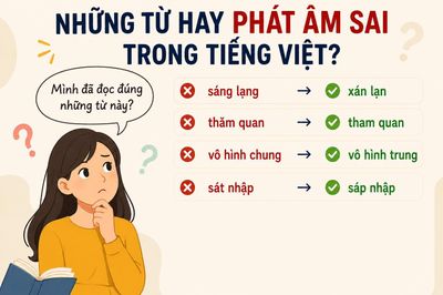 Những từ nào hay phát âm sai trong tiếng Việt?